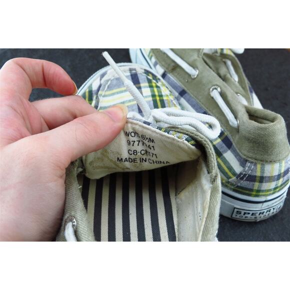 Sperry Top-Sider Size 6.5 M Brown Boat Shoe Shoes‎ Fabric Women 9777941 - Picture 6 of 8